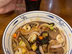 虾仁鳝丝面-爱家面馆(常州总店)