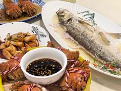 -七的湖·晚芳亭·阳澄湖农家菜·大闸蟹(莲花岛店)