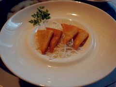 金枕酥皮榴莲饺-广州富力丽思卡尔顿酒店·丽轩·粤菜