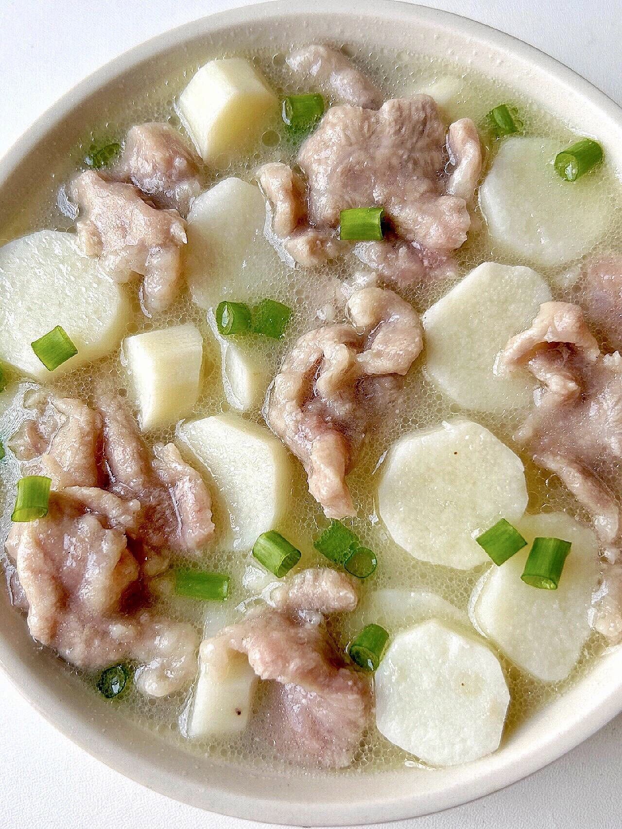 梅花肉炖山药清淡又营养,吃过一次就爱上