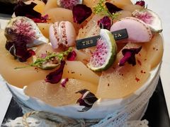 日式白桃淡奶油蛋糕-小苍兰风铃草蛋糕甜品(沈阳店)