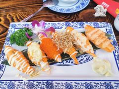 赤焰帝黄蟹六味握寿司-达摩食堂(仓山万达店)