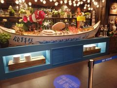 自助取餐区-领鲜活海鲜榴莲自助火锅(东门店)