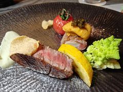 雪花和牛卷松茸配海胆鱼子酱-雲上錢屋·怀石料理(上海中心店)