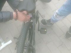 -道路口单车爱瓦士dahon大行