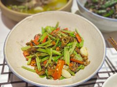 土芹菜炒腊肠-农耕记·湖南土菜(halo广场店)