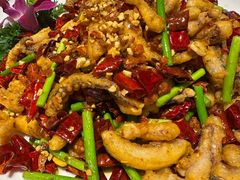 香辣鱿鱼须-全家福烤鸭店(首经贸店)