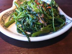 马拉盏炒通菜-大头虾越式风味餐厅(光明广场店)
