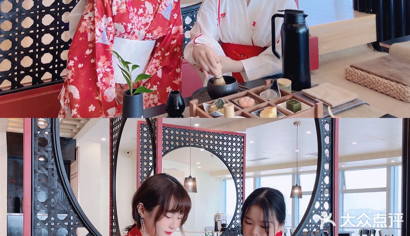 厦门首家高空海景茶室🍵日式少女一起喝茶吧