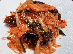 拌花菜-草家酱蟹炭火烤肉店(珲春南路一店)