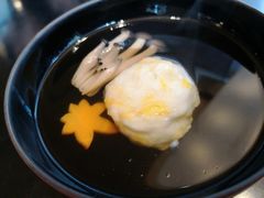 碗物，扇贝肉鱼丸清汤。-长富宫饭店·日本料理樱