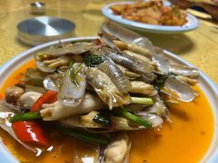 豉椒炒蛏子-潮盛海鲜(韶关总店)