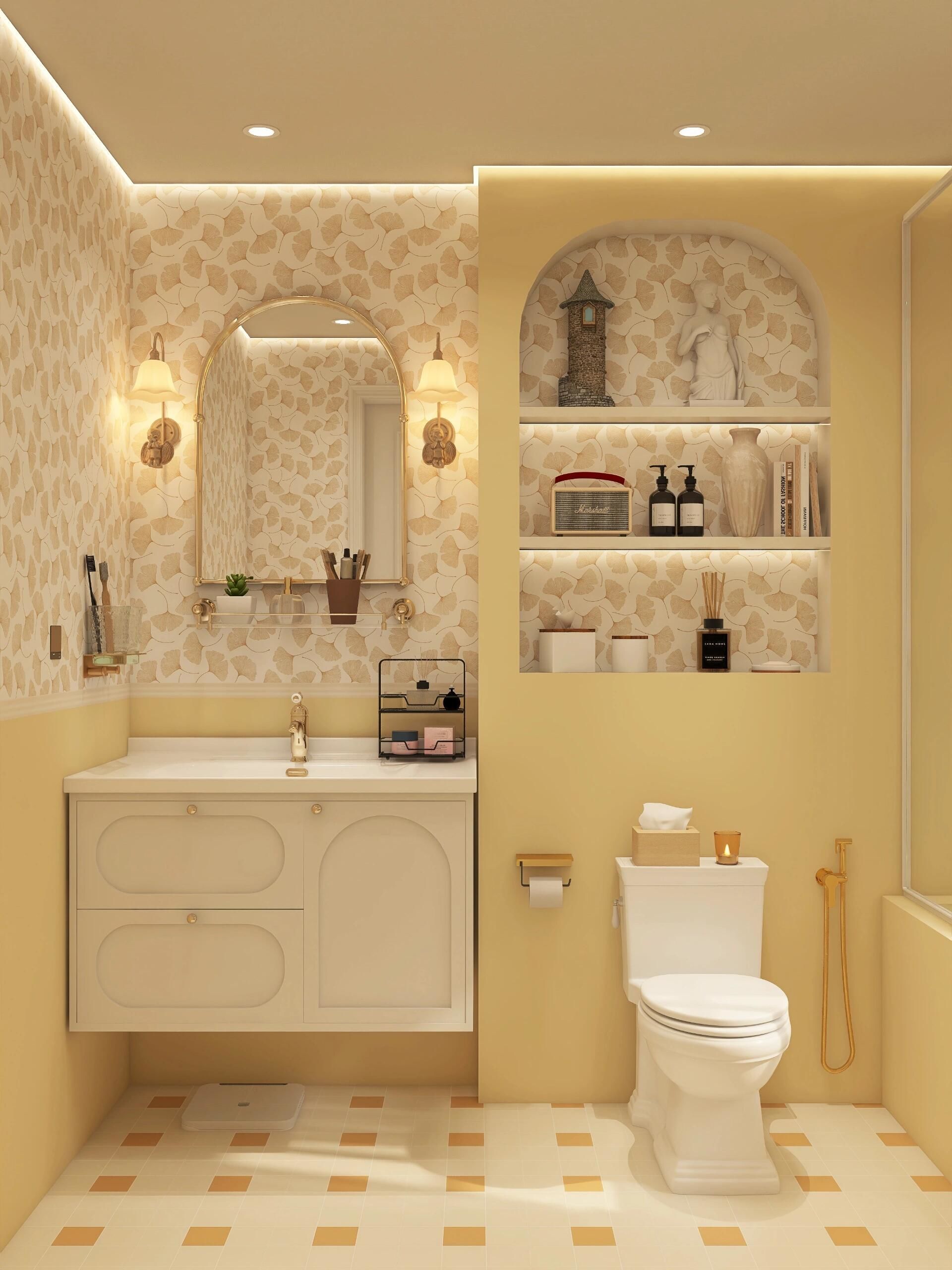 🎀 一眼心动的奶油田园风卫生间,美哭啦🎀