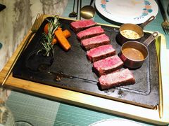 澳洲特拉克拉西冷牛排-蜜桃花开·中西融合菜E&W(南长街店)