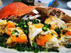 葱油梭子蟹-金海湾海鲜排档(朱家尖店)