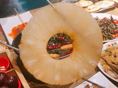 烤菠萝-潮庭·大连海鲜·炭火烧烤·扇贝王(大连店)