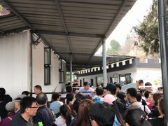 鸡肋的护栏&nbsp;隔离带&nbsp;随意翻越护栏插队-狼牙山风景区