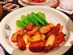 虾籽茭白小菜心-杭州西湖柳莺里酒店·闻莺厅