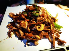 茶树菇炒八爪鱼-桂满陇天书(南京德基旗舰店)