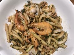 海鲜荠菜炒年糕-寻裕记·现炒浇头面(人民广场店)