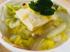上汤娃娃菜炖豆腐-嘉和一品粥(魏公村店)