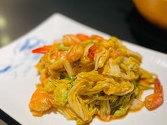 明虾烧菜芯-东莱馋房(陆家嘴店)