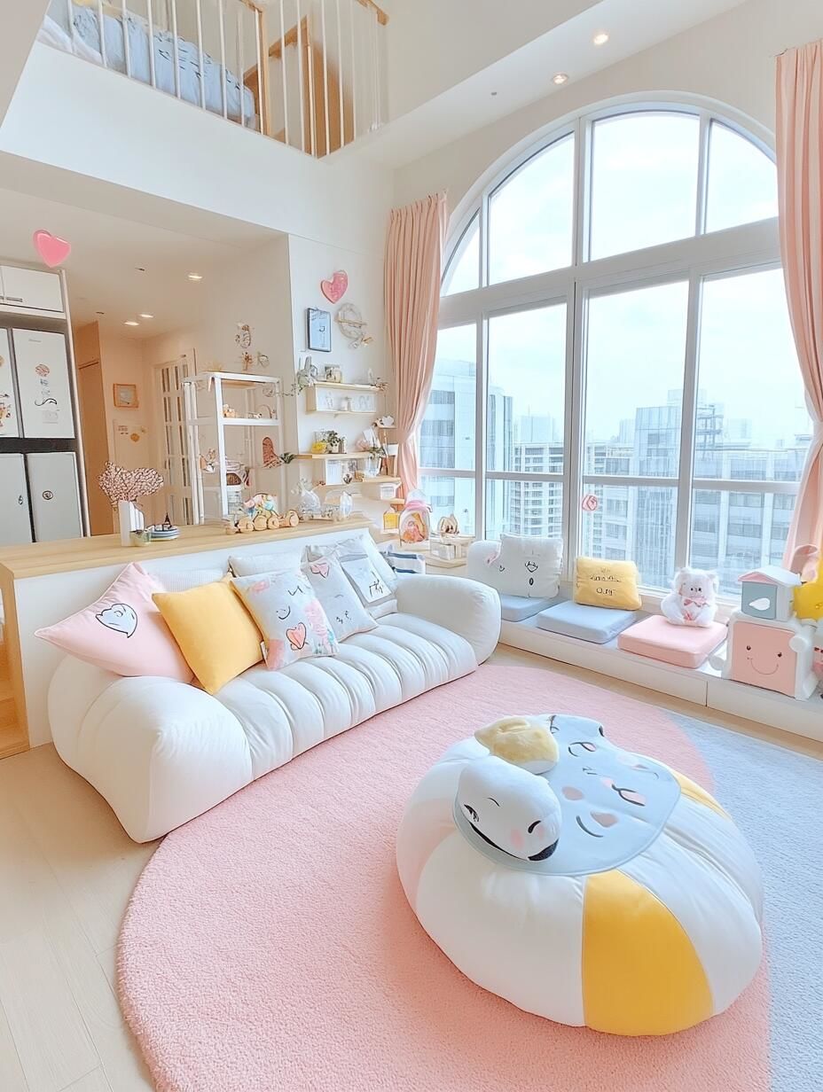 小清新女生独居loft公寓