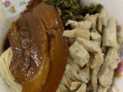 大肉雪菜素鸡拌面-盛兴面馆(真儒大厦店)