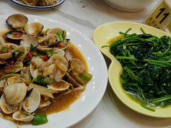 姜葱炒贝壳-覃记海鲜美食餐厅