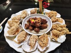 蒜香骨配蜂巢生蚝-东江海鲜酒家(艺都分店)