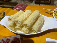 潮汕特色炸腐竹-大吉利·潮汕鲜牛肉火锅(西安店)