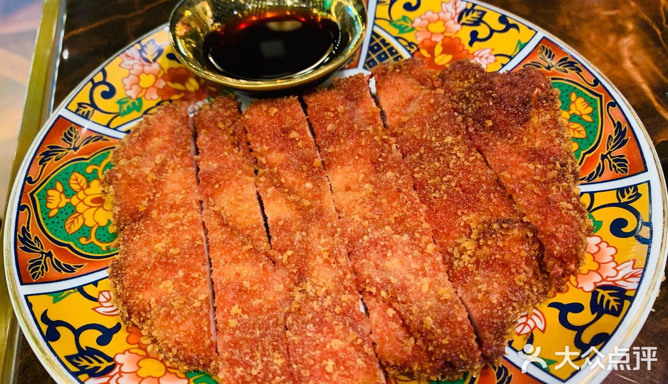蟹粉面 炸猪排