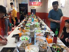 自助取餐区-烫煮风旋转涮吧自助小火锅(洪楼大润发店)