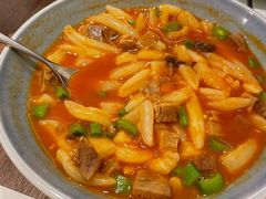 鲜茄牛腩粒烩面鱼-港丽餐厅(正大店)