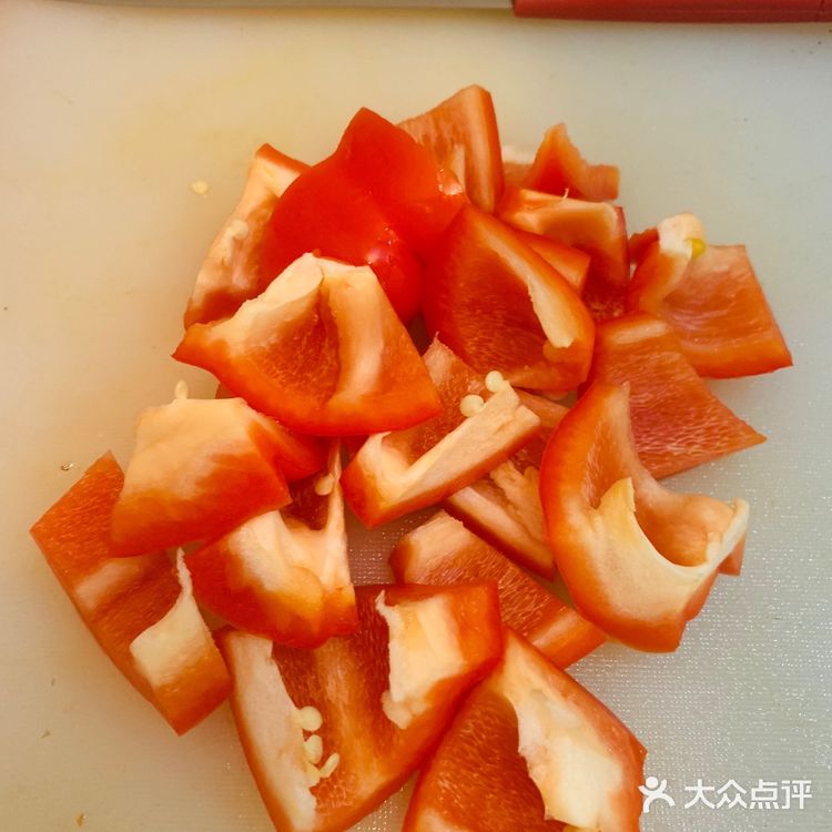 在北京的第一次尝试-彩椒炒鱿鱼