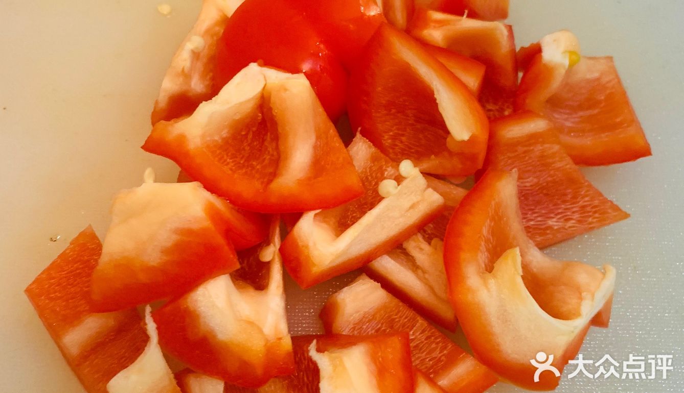 在北京的第一次尝试-彩椒炒鱿鱼