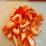 在北京的第一次尝试-彩椒炒鱿鱼