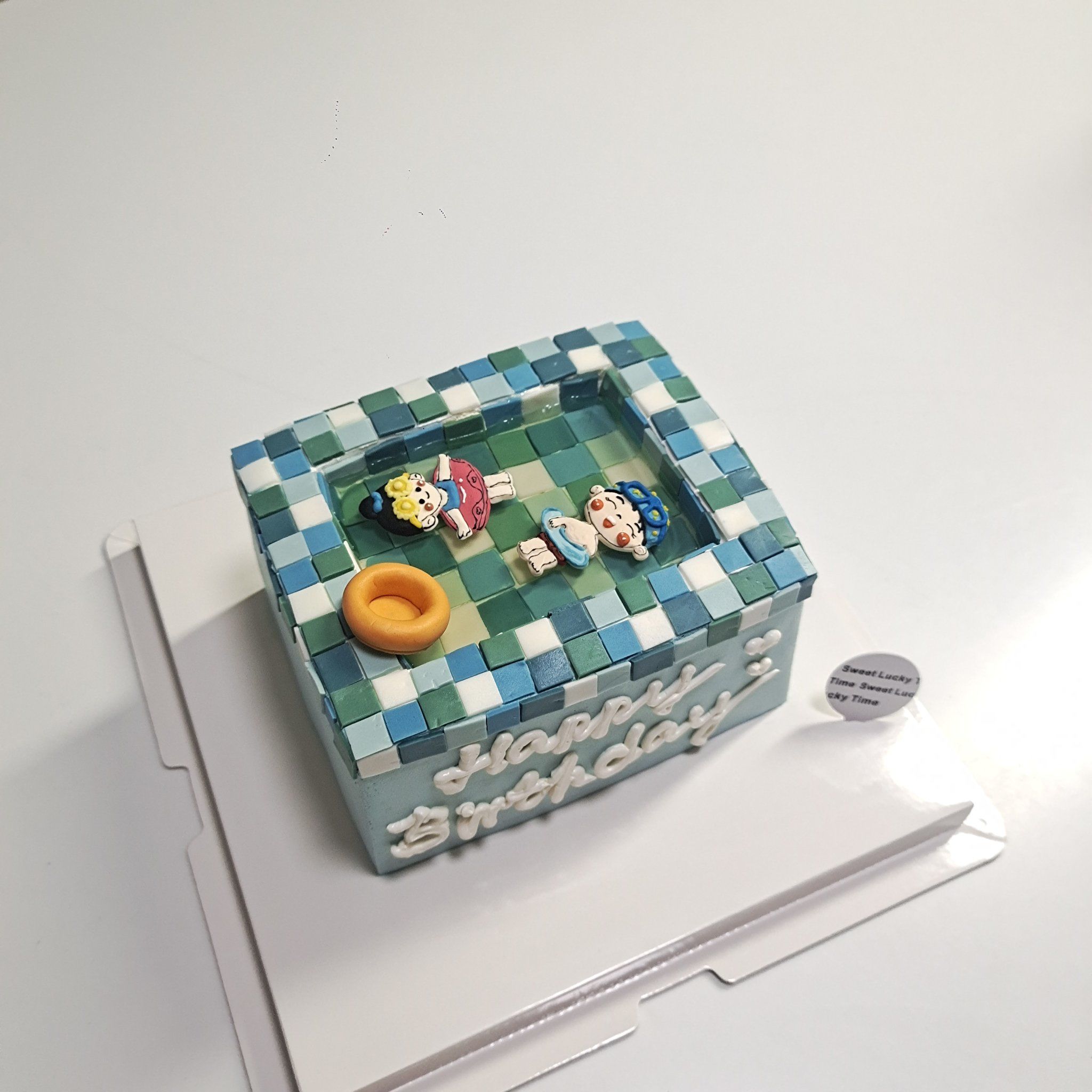 快来一起游泳呀