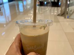 栀子花梨香拿铁-Seesaw Coffee(环贸iapm店)