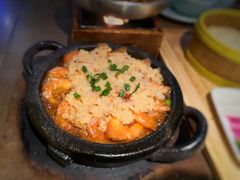 蒜蓉铁板虾-小菜园新徽菜(滁州苏宁店)