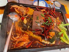 -探鱼·鲜青椒爽麻烤鱼(苏宁广场店)