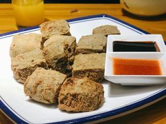 干炸臭豆腐-丁记盐蘸牛肉·新杭菜(河东路店)