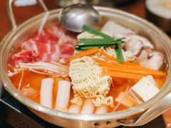 泡菜肥牛部队锅-春熙台韩国料理·章鱼肥牛(西丽店)