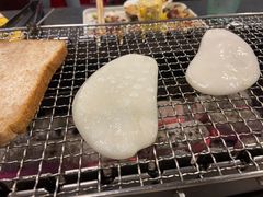 糯糯的年糕片-長壹旋转烤吧 农家鸡火锅