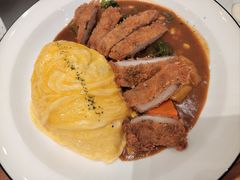 炸猪排咖喱蛋包饭套餐-池奈·咖喱蛋包饭(熙地港店)