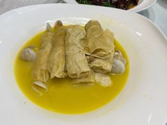 鸡汁荠菜百叶包-老人和饭店(淮海中路店)