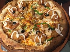 海鲜岛披萨&nbsp;摩卡芝城饼边&nbsp;中号-Mr.Pizza米斯特比萨(盐城聚龙湖店)