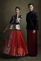 点击看大图 -藤薰定制中式嫁衣礼服旗袍店