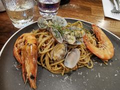 Seafood&nbsp;Spaghetti&nbsp;Pasta-FLOVIE FLORIST CAFE