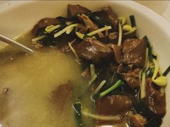 豆芽鸡血鸡杂煲-文记壹心鸡(宝华路店)